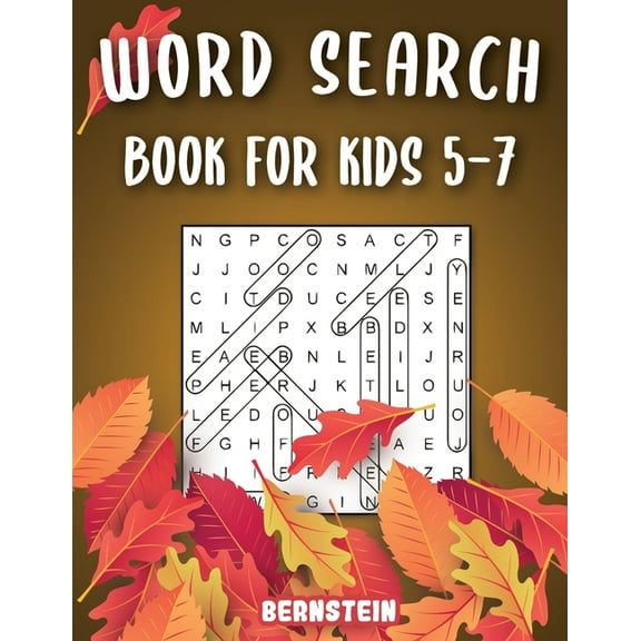 Word Search for Kids 5-7: 200 Fun Word Search Puzzles for Kids with Solutions - Large Print - Thanksgiving Edition, (Paperback)
