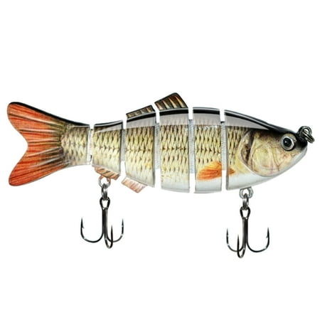ROZYARD MultiJointed Swimbaits Slow Sinking Swimming Lures Freshwater Saltwater Fishing Lures Artificial Hard Baits Accessories