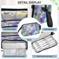 thumbnail image 4 of Nylon Fish Mouth Pencil Case with Large Capacity Zipper Pencil Pouch Beautiful Iris Flower Pencil Bag Organizers, 4 of 7