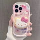 thumbnail image 2 of Funda de teléfono Helado para Hello Kitty para iPhone 14 13 12 11 ProMax 7 8 plus xs bonita funda móvil anticaída de dibujos animados para mujer, 2 of 4