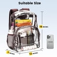 thumbnail image 2 of Mochila Vorspack de PVC transparente transparente para café pesado, 2 of 6
