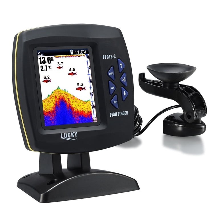 gander outdoors fish finders FF-918 2in1 Wired 100M Wireless 45M Finder Fishfinder w/ Bottom Contour Display you will easily explore the underwater secrets and enjoy unlimited fishing 10 Great Fish Finders (Sonar