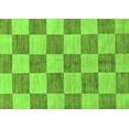 thumbnail image 1 of Ahgly Company Indoor Rectangle Checkered Green Modern Area Rugs, 6' x 9', 1 of 4