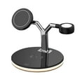 thumbnail image 1 of Hi.FANCY Phone Charging Station Wireless LED Phone Charger Type-C Universal Watch Earphone Charger, Black, 1 of 9