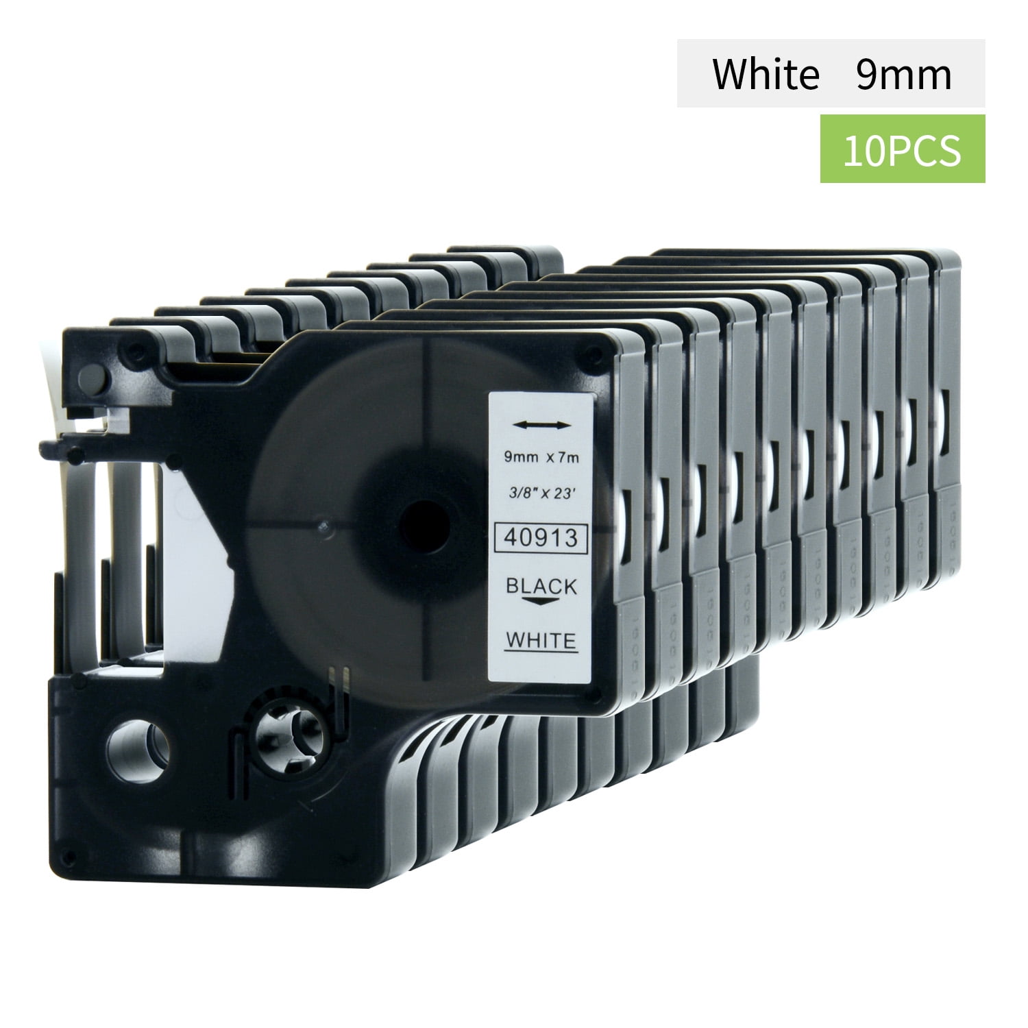 10 Rolls SelfAdhesive Label Tape Replacement Label Maker Tape