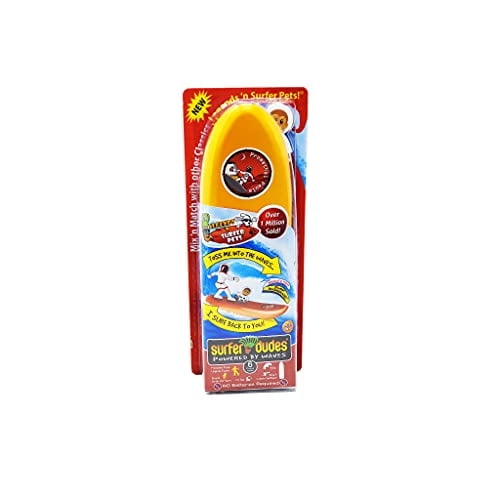 Surfer Dudes Legends & Surfer Pets Wave Wave Mini -surfer, Pet and Surfboard Beach Toy - Surfer Dudes Surfer Dudes