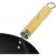 thumbnail image 5 of TrueCraftware- 12" Non-Stick Carbon Steel Wok Pan with 7-1/4" Wood Handle- Flat Bottom Cookware Chinese Wok Stir Fry Pans Traditional Woks Grilling Frying Steaming For Authentic Asian Food, 5 of 5