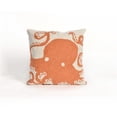 thumbnail image 1 of TransOceanImports 7FP8S143217 Frontporch Octopus Coral Square Pillow, 1 of 1