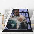 thumbnail image 2 of Dd Hip Hop Osama Flannel Blanket Air Conditioning Blanket Nap Blanket Sofa Throw Blanket Throw Blankets 40"X30", 2 of 6