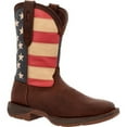 thumbnail image 1 of Durango Men's 11" Rebelâ¢ by Durango Patriotic Pull On Western Boot Brown/Union Flag - DB5554, 1 of 6