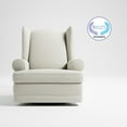 thumbnail image 6 of Storkcraft Serenity Wingback Infant Upholstered Recline Glider with USB, Ivory Boucle, 6 of 10