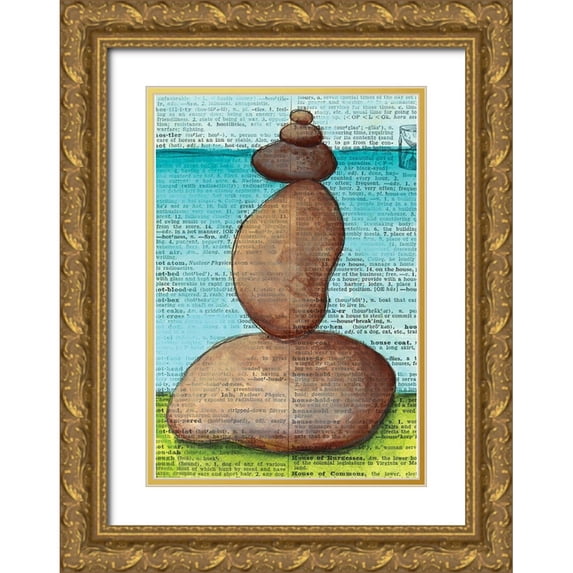 Allemand, Sue 11x14 Gold Ornate Wood Framed with Double Matting Museum Art Print Titled - Balance
