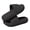 Black, variant on Cloud Pillow EVA Slide Slippers, Non Thick Sole Open Toe Shower Slipper, Quick Dry Indoor Bathroom Home Sandal for Casual Daily & Beach Use Coffee 38 -39