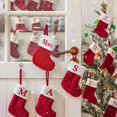 thumbnail image 6 of Mini Green Knit Stocking,8.5 Inches Initial Monogram EmbroideGreen Christmas Stocking,Family Fireplace Hanging Ornament Xmas Holiday Decor Gift-Letter A~Z, 6 of 6