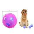 thumbnail image 3 of BRIGHTFUFU Tricky Treat Ball Interactivo Dispensador de alimentos Juguete para perros Bola de golosina Bola de goma no tóxica (Color aleatorio), 3 of 7