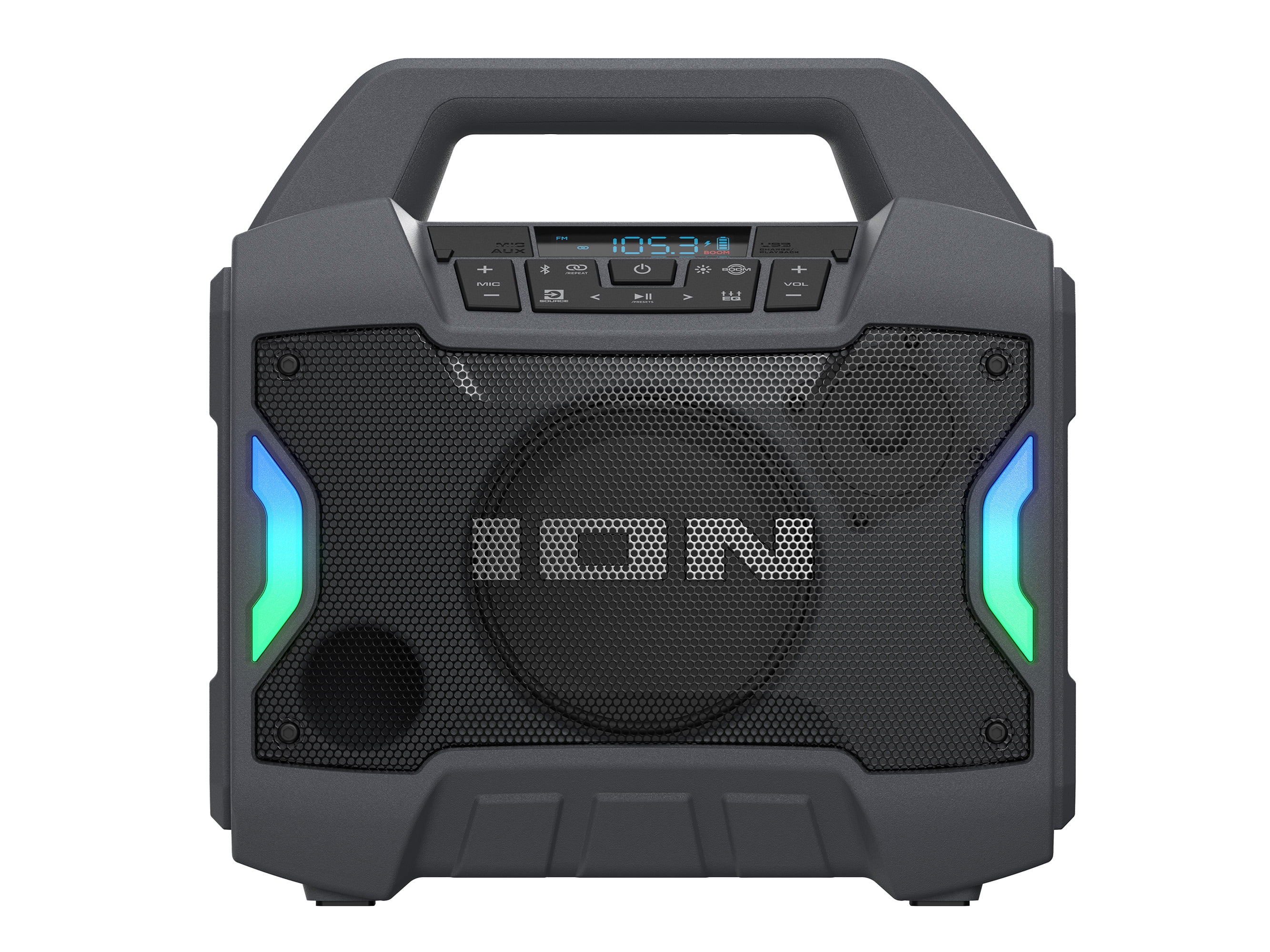 ION Audio Game Day Primetime Portable Rechargeable Speaker with Lights