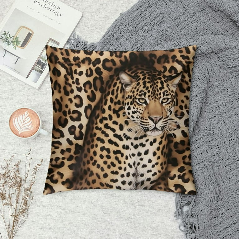 Leopard print pillows walmart sale