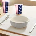 thumbnail image 4 of PATLOLLAV Patriotic Party Supplies Set, Red White Blue Paper Party Supplies, Patriotic Disposable Cutlery - Plates Napkins Cups - for Independence Day/Veterans Day, Serves 24 Guests, 4 of 6