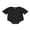 Black, variant on Cenuakty Infant 0-18M Baby Summer Jumpsuit Solid Color Ribbed Short Sleeve Round Neck Romper Cute Bodysuit