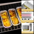 50 Pack Aluminum Mini Loaf Pans, Aluminum Foil Pans with Lid, 6.8oz