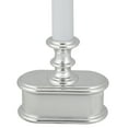 thumbnail image 6 of Northlight LED Lighted Window Candle with Base - 9.25" - White and Silver, 6 of 6