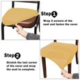 thumbnail image 4 of 2025 Latest Model 4 Pcs Elastic Spandex Chair Stretch Seat Covers Protector for, 4 of 5