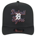 thumbnail image 2 of Men's New Era Black Detroit Tigers Chainstitch 9FIFTY A-Frame Snapback Hat, 2 of 5