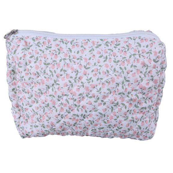 Aellinatey Quilted Makeup Bag Cosmetic Pouches Travel Business Handbag Toiletry Bag