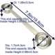 thumbnail image 2 of Cucharas medidoras de café de 15 ml y 30 ml con mango largo de acero inoxidable. 1 cucharada (1 y 2 cucharadas)., 2 of 5
