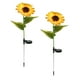 thumbnail image 2 of Paquete De 2 Luces Solares Para Jardín, Girasol, Estaca De Flores Resistente Al Agua Para Patio Exterior, Césped, Iluminación Decorativa Muyoka Hogar, 2 of 7