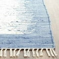 thumbnail image 4 of SAFAVIEH Montauk Tennyson Braided Border Cotton Area Rug, Ivory/Dark Blue, 6' x 6' Square, 4 of 5