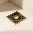thumbnail image 4 of Antique Metal Floor Drain Universals Drainer Shower Strainer Filter Floor Strainer Kitchen Bathroom Hardware Enduring, 4 of 7