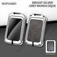 thumbnail image 5 of For Volvo A 3 buttons key case S60 S90 XC40 XC60 XC90 V60 V90 C40 Zinc alloy+leather Car Remote Key Case Cover Shell Accessories, 5 of 14