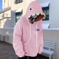 thumbnail image 2 of Unisex Shark Tooth Hoodie Pullover Loose Long Sleeve Oversized Hooded Sweatshirt for Men Women Cute Streetwear Tops with Pocket S‑XXL, 2 of 7