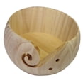 thumbnail image 2 of Inteprter Cuenco Dido, organizador de almacenamiento de hilo de madera, herramienta de soporte para tejer ganchillo, cuenco pequeño portátil Organizadores de utensilios de cocina No.03 Inteprter HA005959-03B, 2 of 6