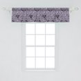 thumbnail image 2 of Ambesonne Gothic Valance Pack of 2, Feminine Victorian Motif, 54"X12", Lilac Black, 2 of 2