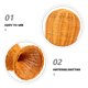 thumbnail image 3 of FENGGUIQU Exhibidor De Sombreros De Rattan Con Base Estable Para Mostrar Y Pelucas, 3 of 6