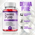 thumbnail image 5 of Derma Pure Advanced Formula ACV Gummies Supplement to Support Healthy Skin DermaPure 60 Gummies, 5 of 8