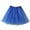Blue, variant on skpabo Women Tutu Skirt Irregular Saree Skirt Vintage High-Waisted Mesh Poncho Evening Party Bustier Skirt Fancy Dress Halloween Costume Black Tutu White Tutu