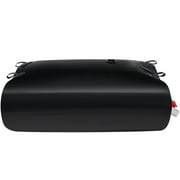 SKYSHALO Water Tank 63 gal Collapsible Bladder Portable Rainwater Bag PVC Black