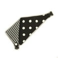 thumbnail image 2 of Uptown Pups Reversible Bandana Classic (Medium, Black Houndstooth), 2 of 9