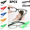 thumbnail image 2 of 3PCS Sun Glasses Eyeglass Microfiber Spectacles Cleaner Brush Cleaning Tool LW, 2 of 8