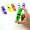 thumbnail image 2 of BAZIC Mini Highlighter w/ Pocket Clip, Assorted Color Chisel Tip Marker (4/Pack), 3-Packs, 2 of 8
