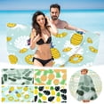 thumbnail image 1 of Fiudx Toalla de Playa de Microfibra, Resistente a La Arena, de Secado Rápido, Superligera y Compacta, Multiusos para Viajes, Piscinas y Camping, de Secado Rápido, Tamaño 30 X 60 Pulgadas., 1 of 6