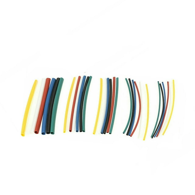 kurtrusly 140Pcs Rétractable tube kit Isolation Gaine de Rétrécissement Polyoléfine Assortis Rétractable Fil de Câble 1Set