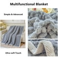 thumbnail image 4 of Naxoaeo Fleece Blanket Twin Size - Fleece Bed Blanket – All-Season Warm Lightweight Anti-Static Throw Blanket - Blanket for Couch & Sofa, 4 of 7