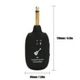 thumbnail image 3 of A8 UHF Wireless Guitar Transmitter Set 730MHz 50M For Electric Guitars Bass Violin, 3 of 5