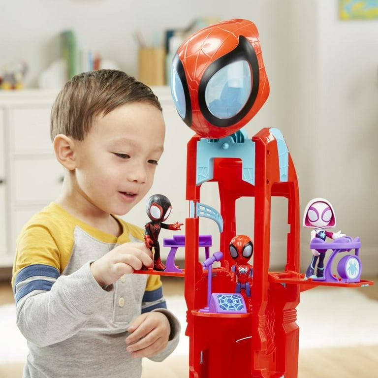 Spider man hotsell headquarters playset
