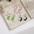 thumbnail image 5 of New Tai Chi Peach Heart Oil Drop Cute Love Double Layer Oil Drop Pink Butterfly, 5 of 5