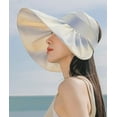 thumbnail image 5 of CoCopeaunts Women's Sunhat UV Protection Beach Casual Large Wide Brim Breathable Stylish Gradient Color Packable Shell Cap Tarvel Hiking, 5 of 8